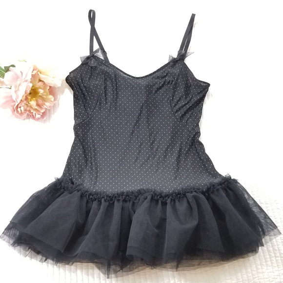 Victoria's Secret Other - Victoria's Secret Lingerie Ruffled Polka Dot Small